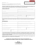 Form 2781 - Request To Transfer Met Educational Benefits - 2007