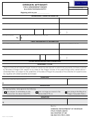 Form 150-101-175 - Oregon Affidavit For A Nonresident Owner