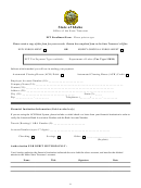 Eft Enrollment Form For New Enrollment Or Modify Original Enrollment - Idaho State Treasurer