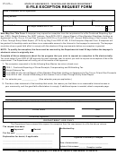 Rpd-41350 9/4/12 - E-file Exception Request Form - State Of New Mexico - Taxation And Revenue Department