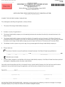 Form Fllc-2 - Application For Certificate Of Cancellation - 2008