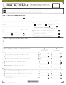 Fillable Form Il-1023-C-X - Amended Composite Income And Replacement Tax Return - 2009 Printable pdf