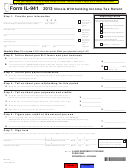 Form Il-941 - Illinois Withholding Income Tax Return - 2013
