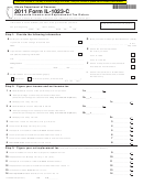 Fillable Form Il-1023-C - Composite Income And Replacement Tax Return - 2011 Printable pdf