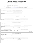 Kentucky New Hire Reporting Form