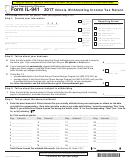 Form Il-941 - Illinois Withholding Income Tax Return - 2017
