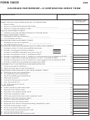Form 106cr - Colorado Partnership-s Corporation Credit - 2008