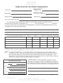 Cot/st 205 8/96 - Sales And Use Tax Refund Application Form - State Of Maryland Controller Of The Treasury Compliance Division