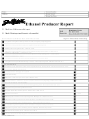 Ethanol Producer Report Form - South Dakota