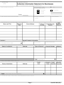 Form Ro-1063 - Collection Information Statement For Businesses