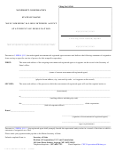 Form Mnpca-3a-ncra - Nonprofit Corporation Noncommercial Registered Agent - Statement Of Resignation - 2008