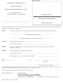 Form Mbca-3-cra - Nonprofit Corporation Commercial Registered Agent - Statement Of Appointment Or Change - 2008