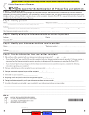 Form Rt-12 - Request For Determination Of Proper Tax Jurisdiction
