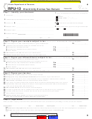 Form Rpu-13 - Electricity Excise Tax Return - 2010