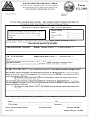 Form Ex-2003 - Extension/exemption Form - Change Of Address/out Of Business