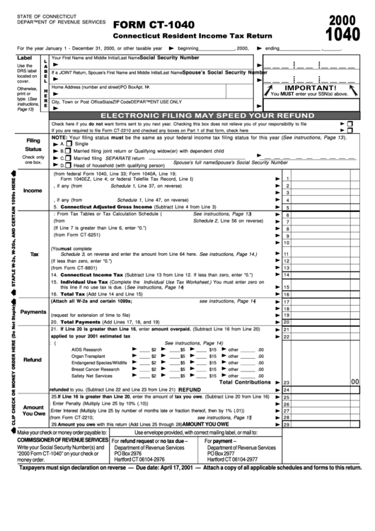 form-ct-1040-connecticut-resident-income-tax-return-2000-printable