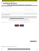 Schedule Rc-25-a - Cigarette Manufacturer/importer Certification Form - 2010