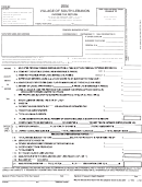 Form Br - Income Tax Return Form - 2006 - Village Of South Lebanon