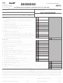 Form 41a750 - Business Development Corporation Tax Return - 2013 Printable pdf