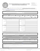 City Of Denver - Application For Denver Sales, Use, Lodger's Tax License And/or Occupational Tax Registration