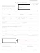 Fsm Passport Application Form - Federated States Of Micronesia Printable pdf