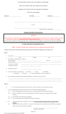 Forma Pauperis Application Form - Louisiana Court