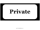 Private Sign Template