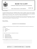 1998 Survey Of Tax Professionals Form - Maine Revenue Services Printable pdf