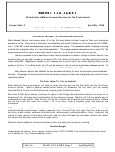 1999 Survey Of Tax Professionals Form - Maine Revenue Services Printable pdf