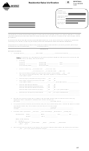 Montana Form Ab-60r - Residential Sales Verification