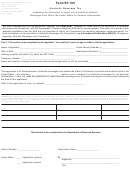 Form Bt-100 - Alcoholic Beverage Tax - Application For Permission To Import Into Connecticut Alcoholic Beverages
