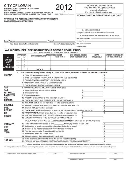 w-2-worksheet-ohio-income-tax-form-2012-printable-pdf-download