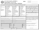 Application For Alcohol Renewal Form - 2016