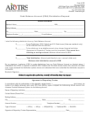 Form # 322 - Cash Balance Account (cba) Distribution Request