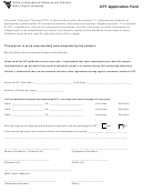 Cpt Application Form