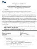 State Of Connecticut Human Resources Employee Request For Leave Of Absence Under The Federal Family And Medical Leave Act (fmla)