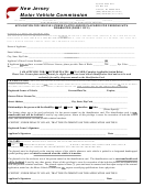 Form Sp-41 Application For Vehicle License Plates And/or Placards For Persons With Disabilities New Jersey