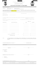 Application For Property Tax Abatement Form - Guam