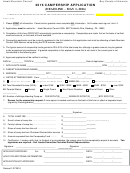 Campership Application Form - 2016