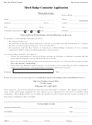 Merit Badge Counselor Application Form
