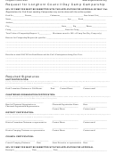 Request For Camp Form