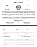 Application Form For Wood Badge