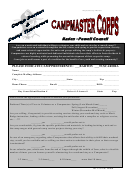 Campmaster Corps Application Form