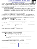 Buckeye Council Refund Request Form