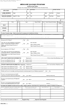 Form Doh-4328 - Medicare Savings Program Application