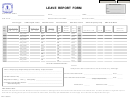 Leave Report Form