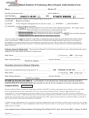 Illinois Institute Of Technology Direct Deposit Authorization Form