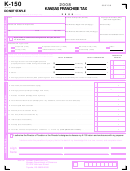 Form K-150 - Kansas Franchise Tax - 2008