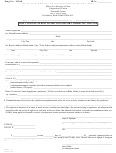 Form No. T-81 - Application For The Registration Of A Service Mark Form