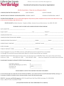 Vendors/contractors Insurance Application Form